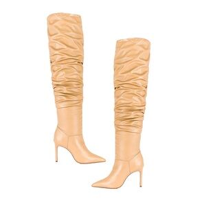 Schutz Ashlee Over The Knee Boot in Nude Sz 6.5